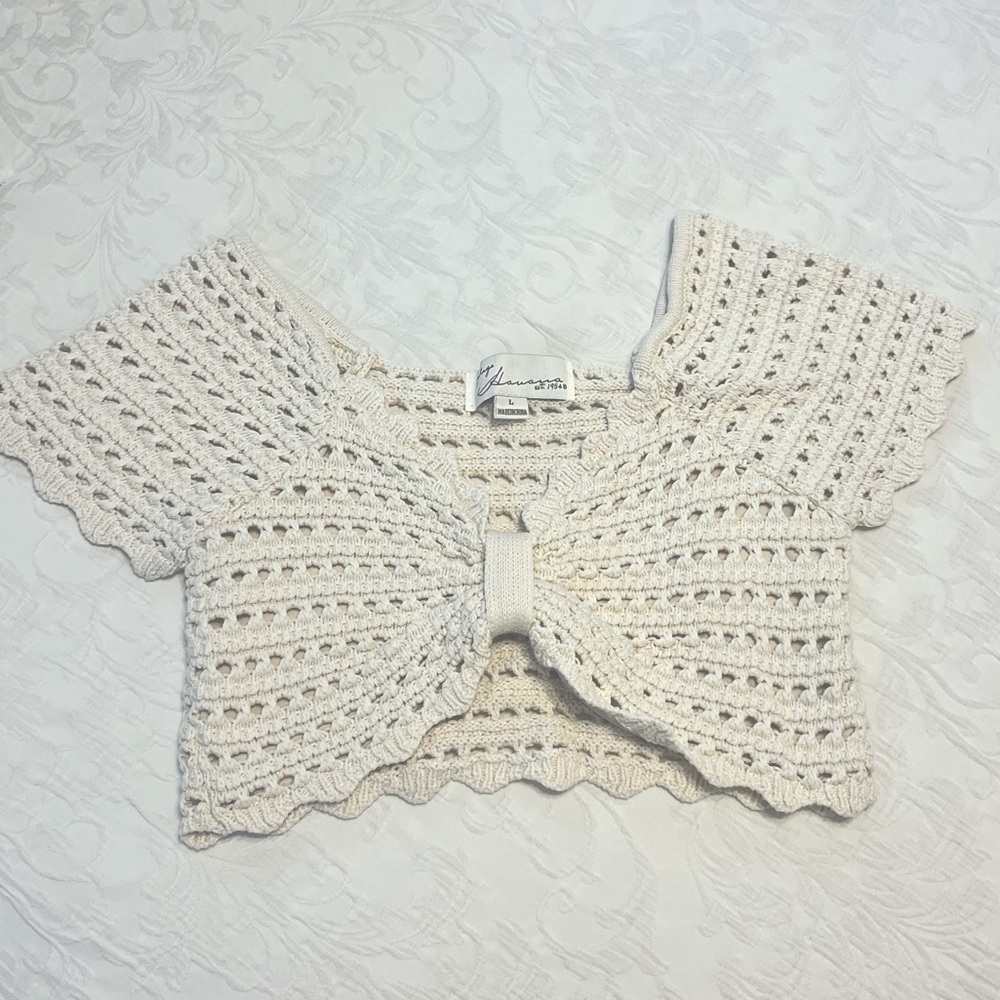 Vintage Havana Knit Crop Top